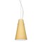 Besa Lighting Cierro Cable Pendant, Vanilla Matte, Satin Nickel Finish, 1x9W LED 1KX-4124VM-LED-SN - alternate 1